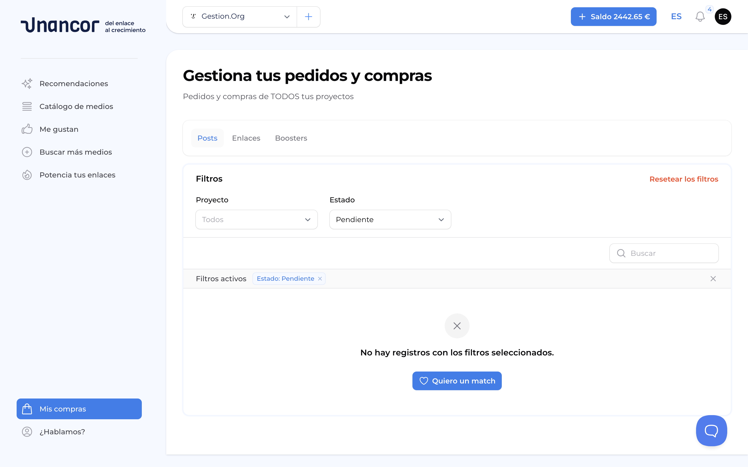 Sigue y gestiona tus compras