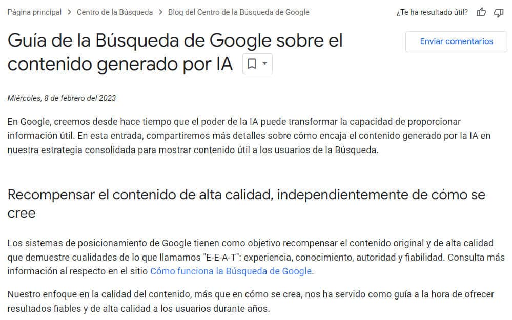 contenido generado con IA