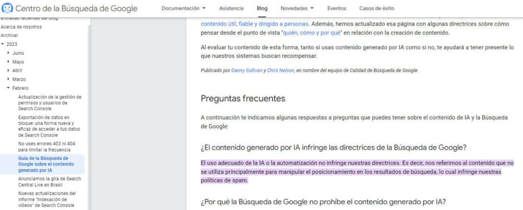contenido generado por IA